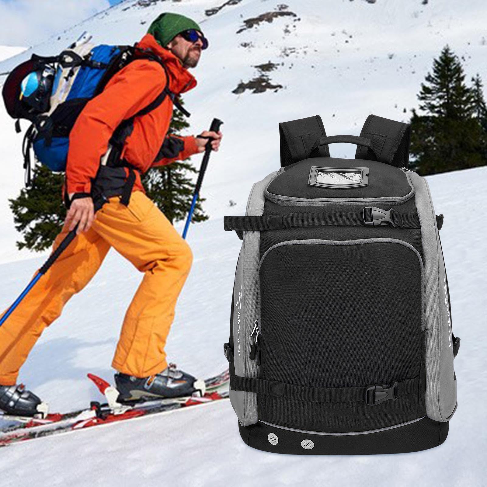 Borsa da sci da viaggio, borsa per scarponi da snowboard, zaino da viaggio