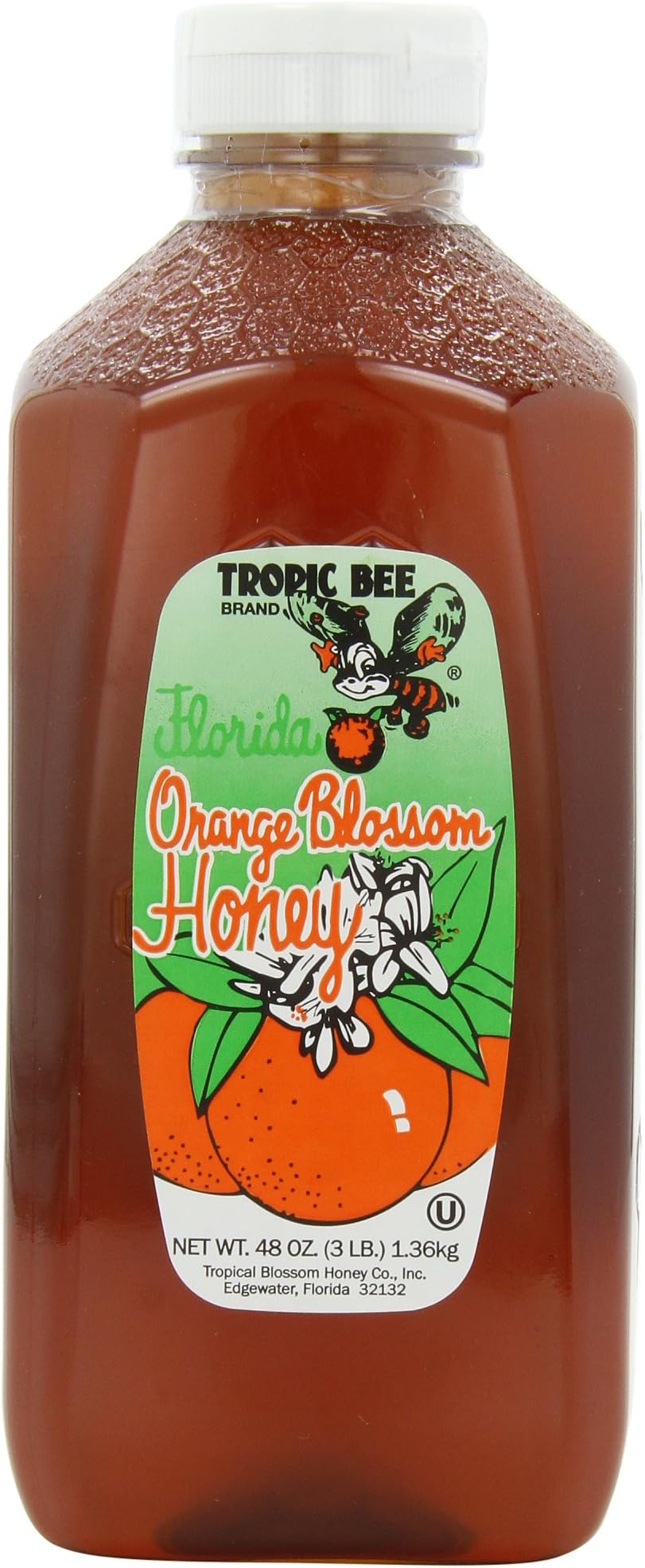 Tropic Bee Orange Blossom Honey, 48-Ounce Bottle