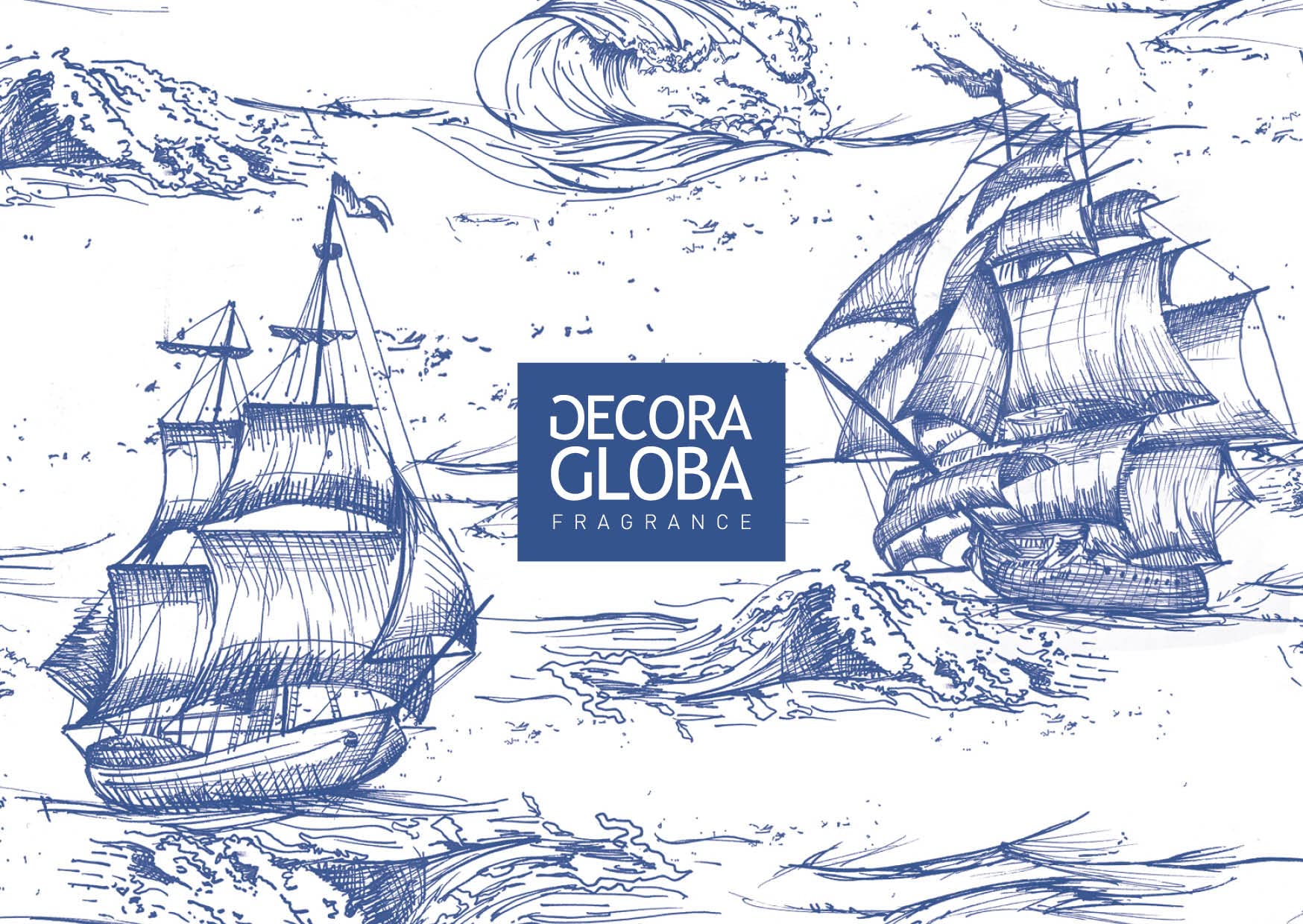 DECORAGLOBA - Diffuseur de Parfum - Ocean - Un Parfum Océanique et Vert - Diffuseur de bâton parfumé 250 ML. - Collection Experiences