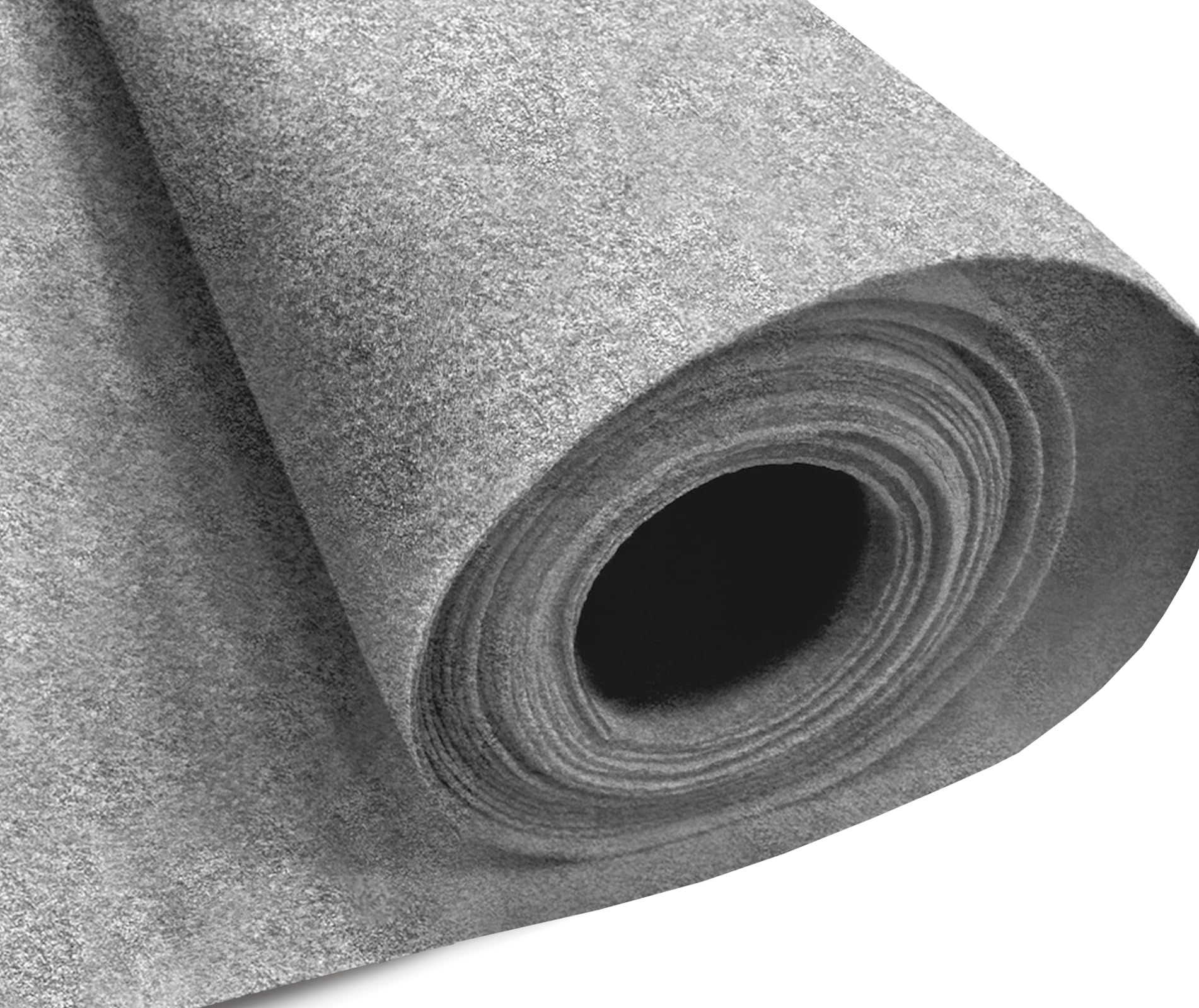 eovea - acrylic felt fabric by the yard-72" inch wide -1.6mm thick felt fabric | non-stiff soft craft felt supplies for diy arts & craft, sewing, patchwork, cushion & padding(heather grey,10 yards)