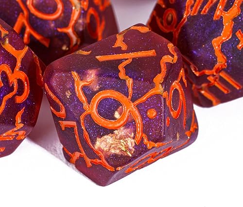 Miniatura 159 de Juego de dados de queso, juego de dados DND poliédricos de resina amarilla para juegos de rol D&D y otros juegos de mesa Dados