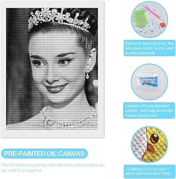 絵画『オードリー・ヘップバーン』ヘイ平山画 絵画『オードリー・ヘップバーン』ヘイ平山画