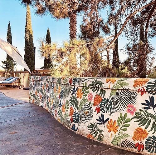 Miniatura 5 de Cutting Edge Stencils Plantilla de pared de hoja de palma grande para pintar - Plantilla reutilizable para paredes - Cambio de imagen de habitación