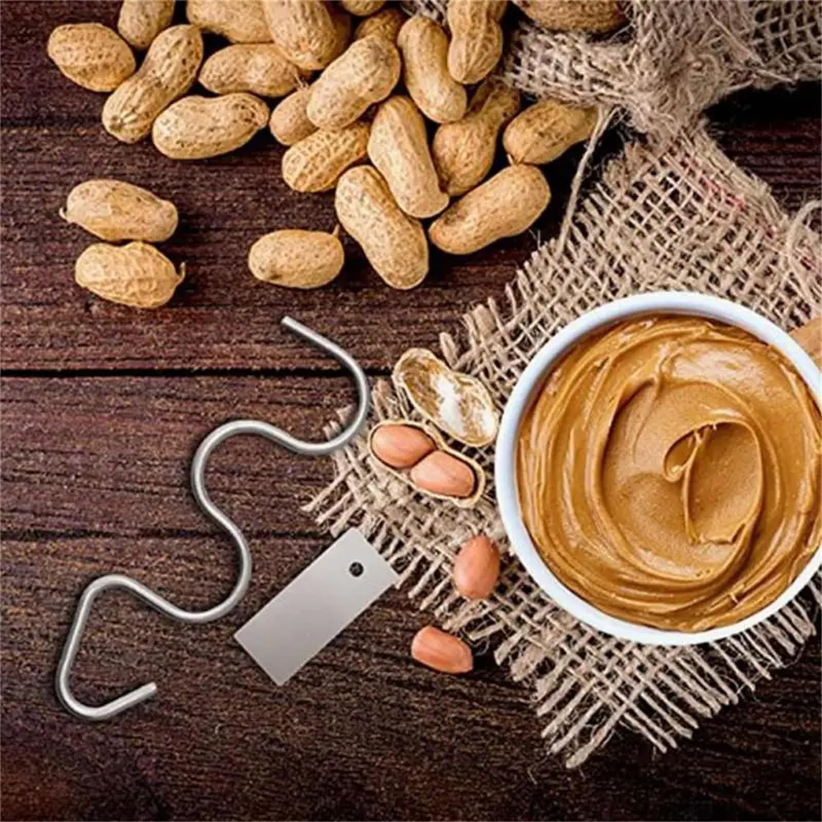 2 Pièces Agitateur De Beurre De Cacahuète, Mélangeur Beurre Noix En