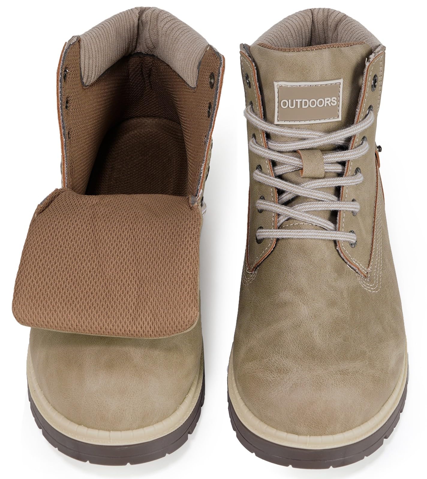 Stivali Uomo Donna Inverno Scarpe da Neve Caldi Snow Boots Impermeabili Stivaletti Pelliccia Stringate Outdoor