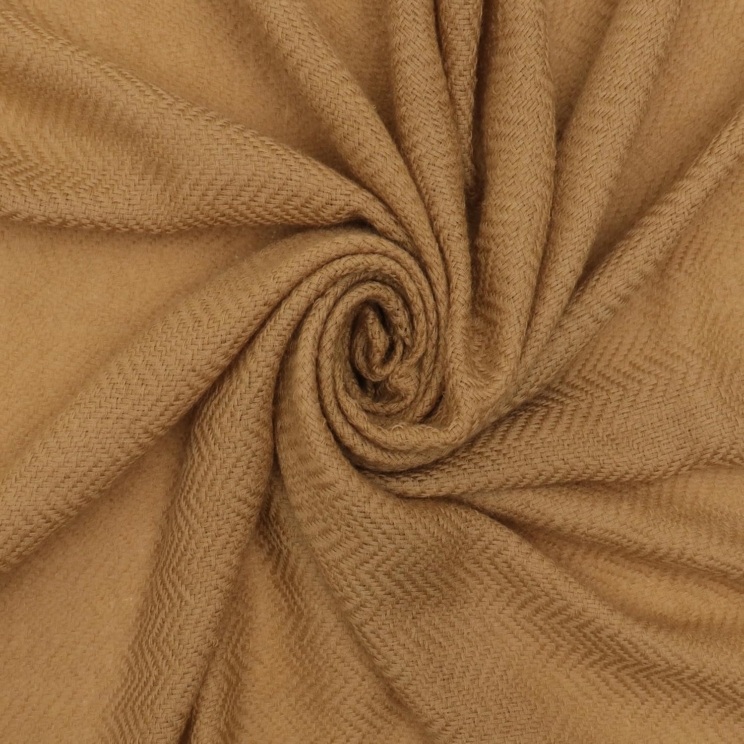 100% PURE CASHMERE 2PLY SCARF/STOLE, HERRINGBONE SUPER SOFT, THICK, LIGHTWEIGHT, PASHMINA - Image 4