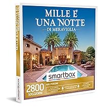 Smartbox – Cofanetto Regalo Mille e Una Notte di meraviglia – Idea Regalo Originale – 1, 2 o 3 Notti con Colazione, aperitivo, Pausa Relax o Cena per 2