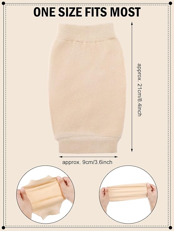 Janmercy 9 Pairs Arm Protectors for Thin Skin