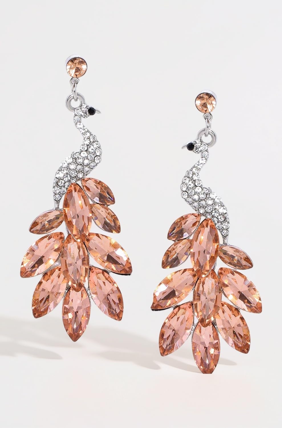 Jewellery Valentine Collection AAA Swiss Zircon Peacock Earings Fashion Earrings for Girls and Women