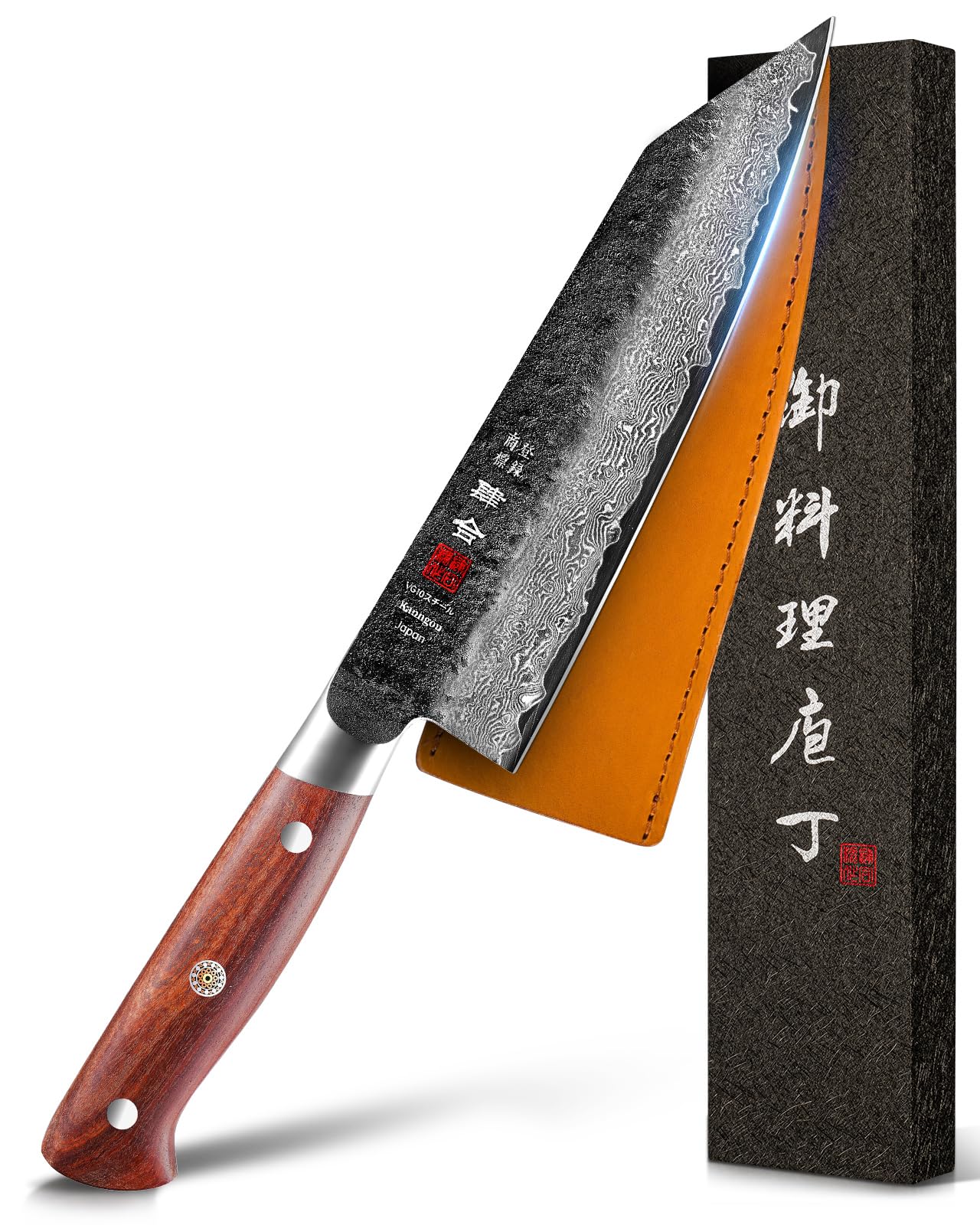 Couteau de chef Kiritsuke 18cm tranchant rasoir pour découpe nette