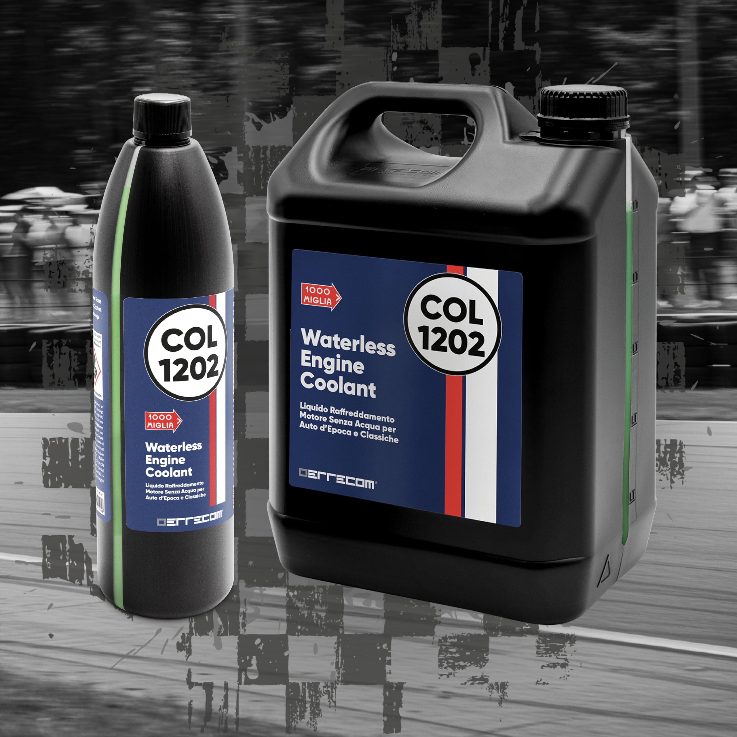 ERRECOM COL 1202 Classic Cool Liquide de Refroidissement sans Eau pour Moteur de Voitures Anciennes et Classiques, -40°C à +190°C, Protège Contre la Surchauffe et la Corrosion,Bidon de 5 L