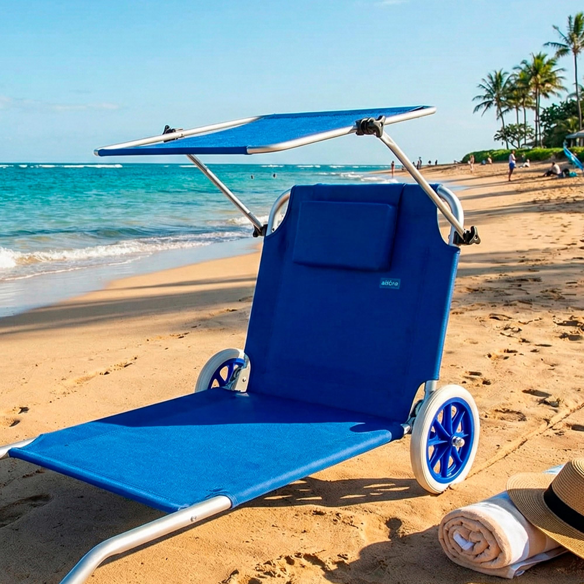 AKTIVE - Carrello da spiaggia, pieghevole