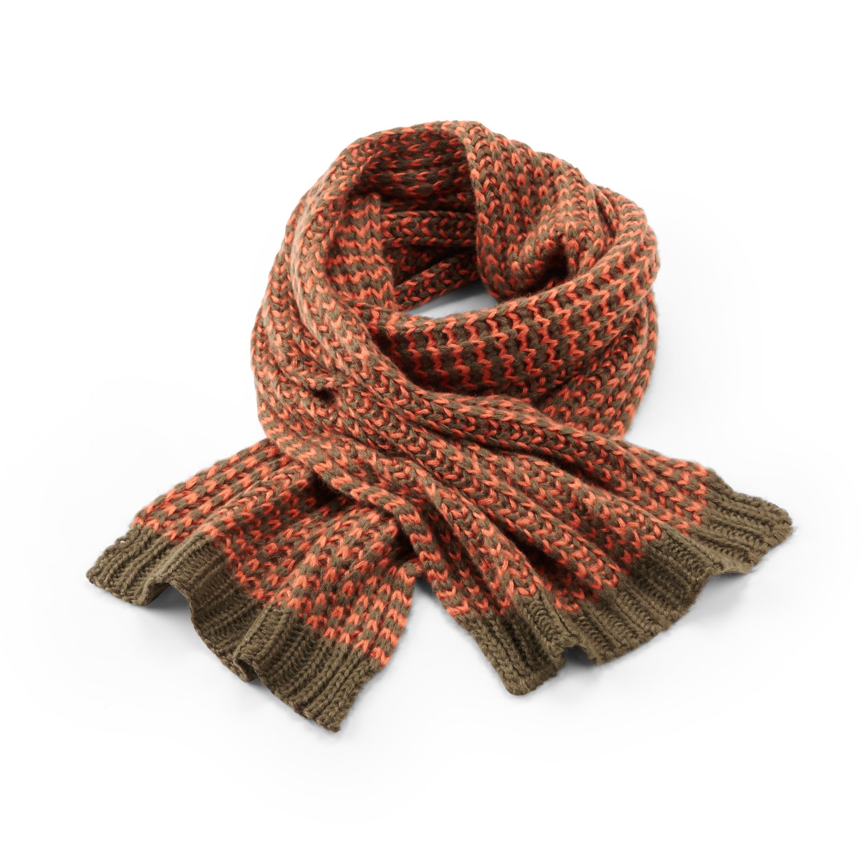 Kipling KNITTED CHUNKY SCARF Woven scarf - Soft Khaki RRP £39