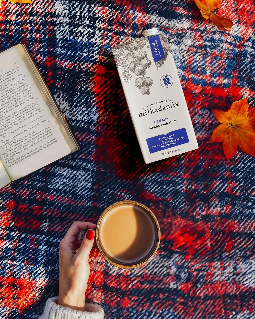 milkadamia Macadamia Milk - Creamy - 32 Fl Oz (Pack of 6) - Lactose Free, Vegan, Shelf Stable, Plant Based, Non Dairy, Dairy Free