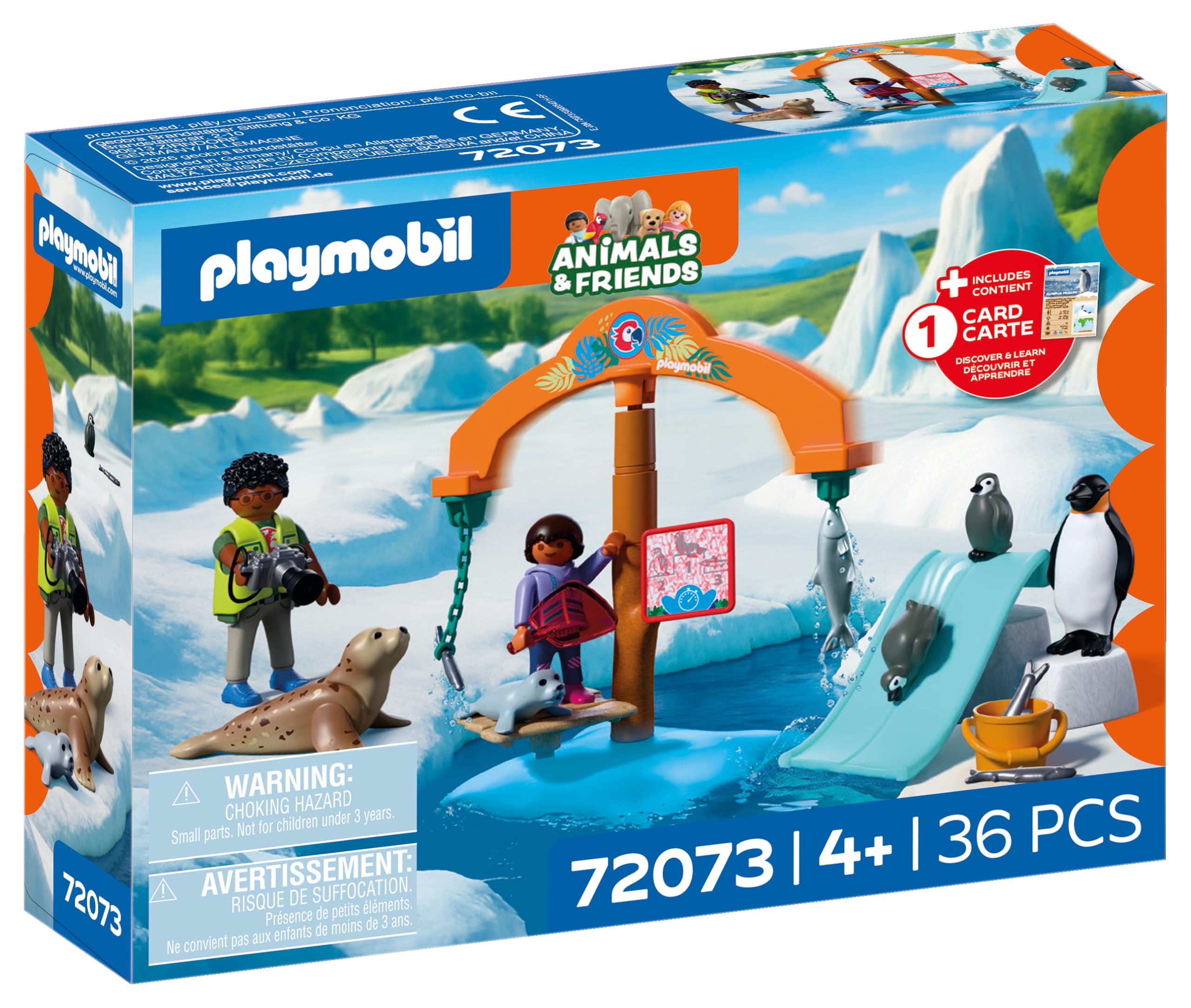 Amazon.com: Playmobil | Animals & Friends | Zoo Ice Expedition