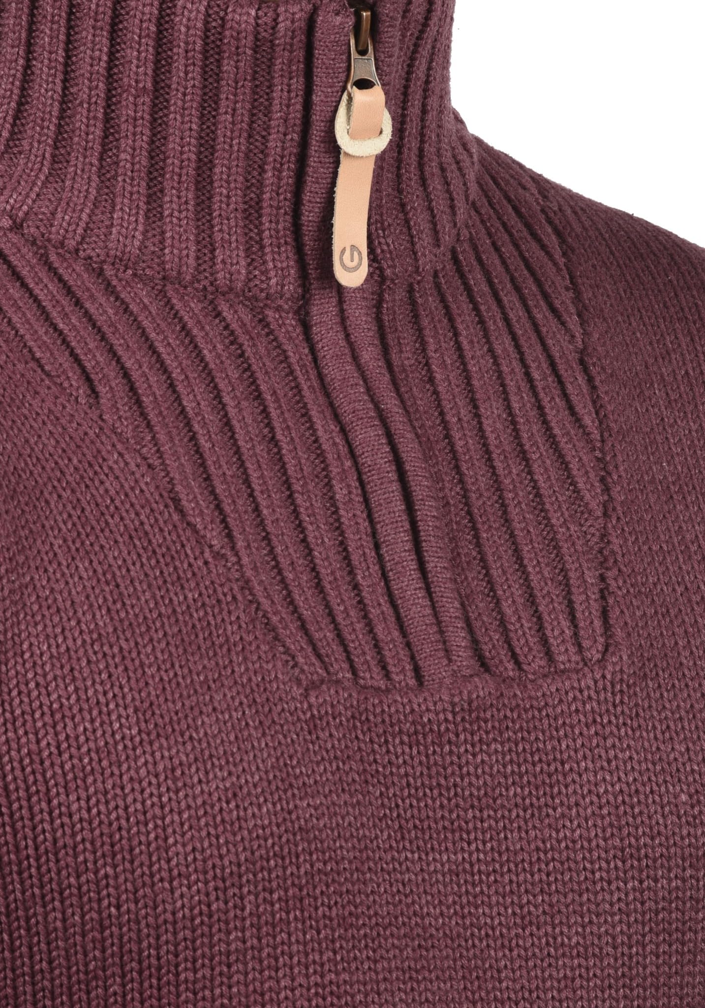 !Solid SDPetro Herren Strickpullover Troyer Grobstrick Pullover