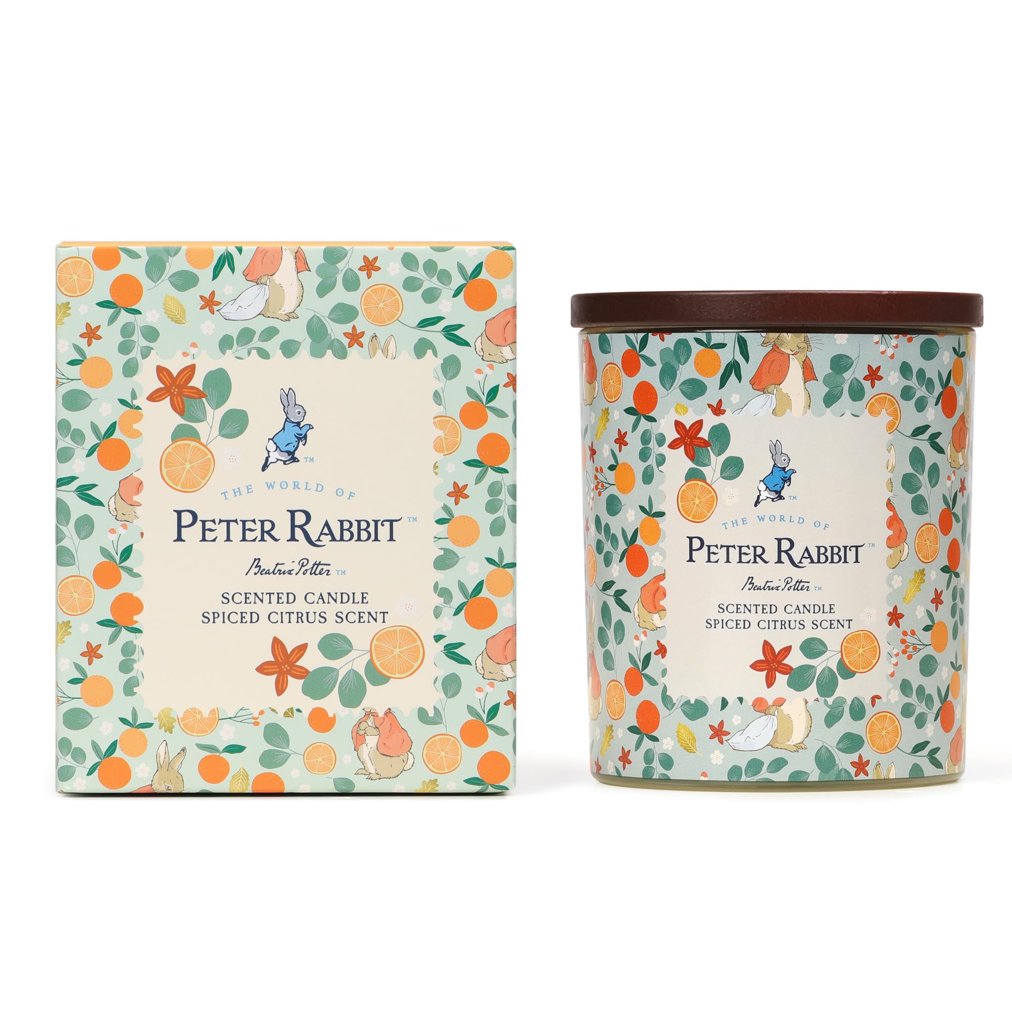 Peter Rabbit Glass Candle – Spiced Citrus Scent – 213G (1-Wick) – PR001PCV001O