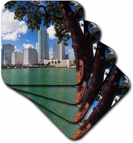 Danita DelimontFloridaUSA, Florida, Miami, city skyline from Brickell clave.Posavasos