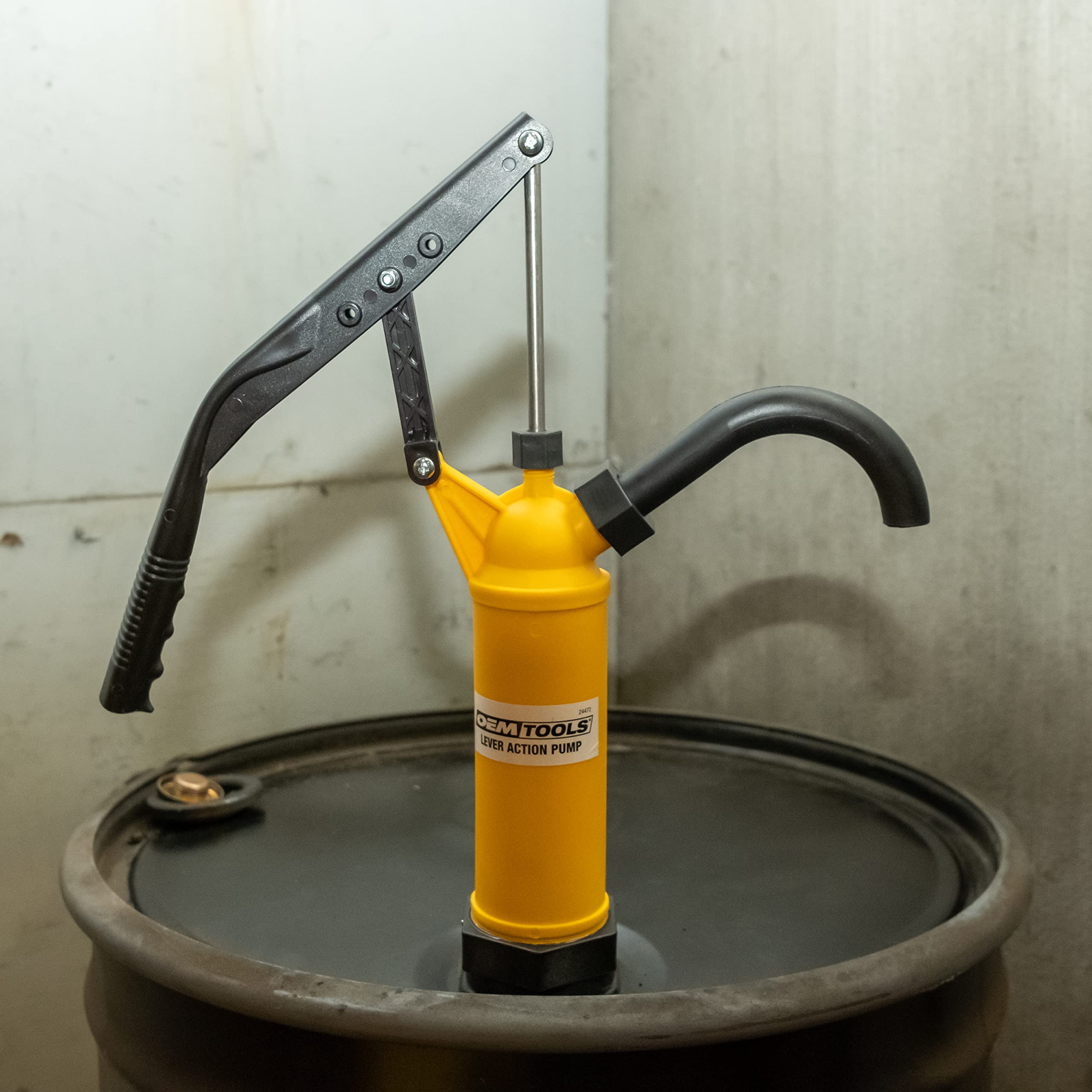 OEMTOOLS 24472 Fluid Pump/Siphon Works in 15, 30, & 55 Gallon Drums