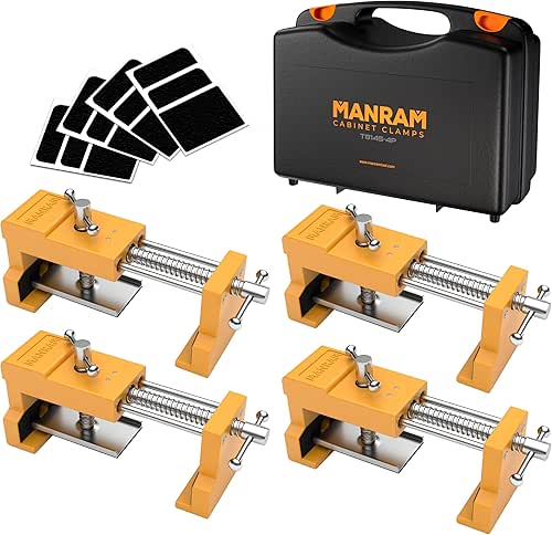 Cabinet Clamps with Protective Case, Cabinets Installation Clamps, Face Frame