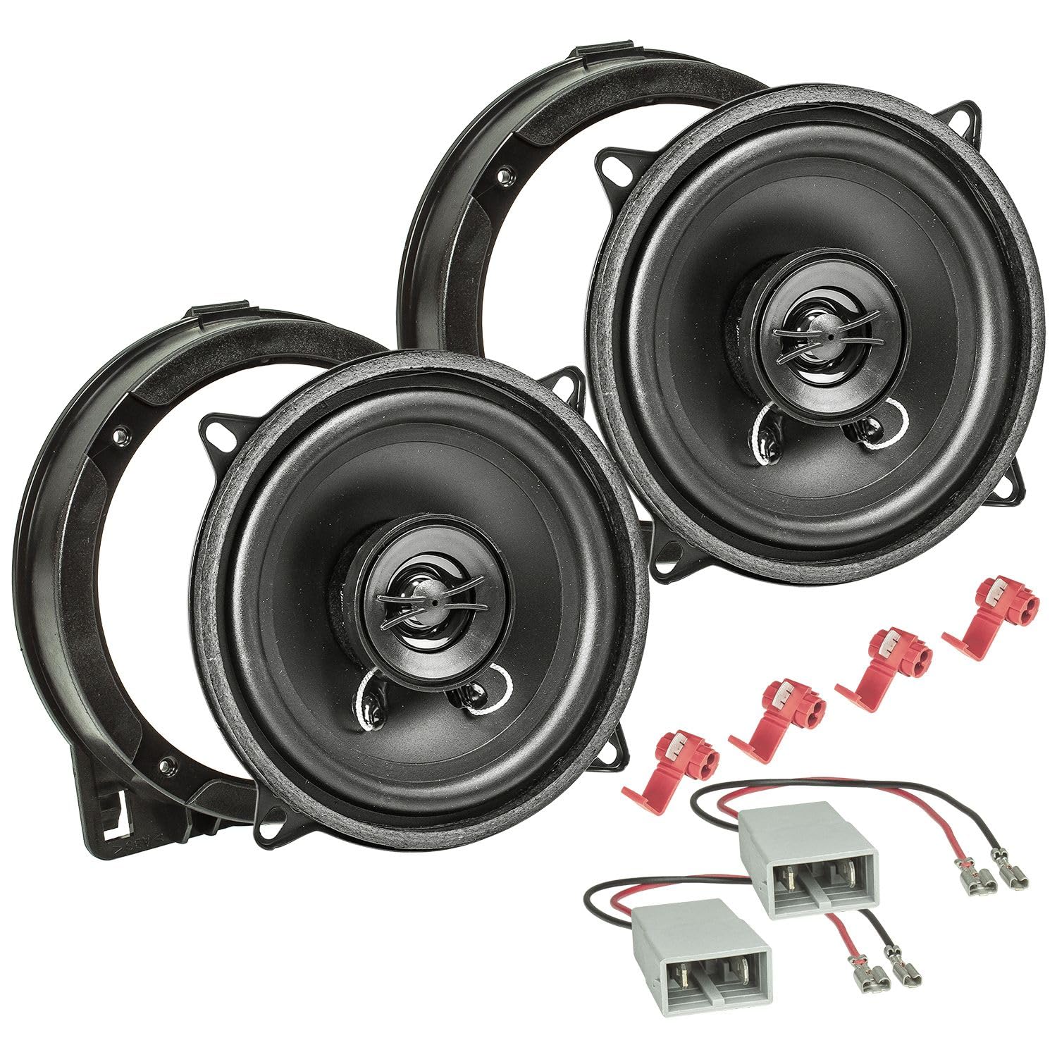 tomzz Audio 4017-001 TA13.0-Pro Lautsprecher Einbauset kompatibel mit Honda Civic Jazz FR-V CR-V Tür vorne 130mm Koaxial System