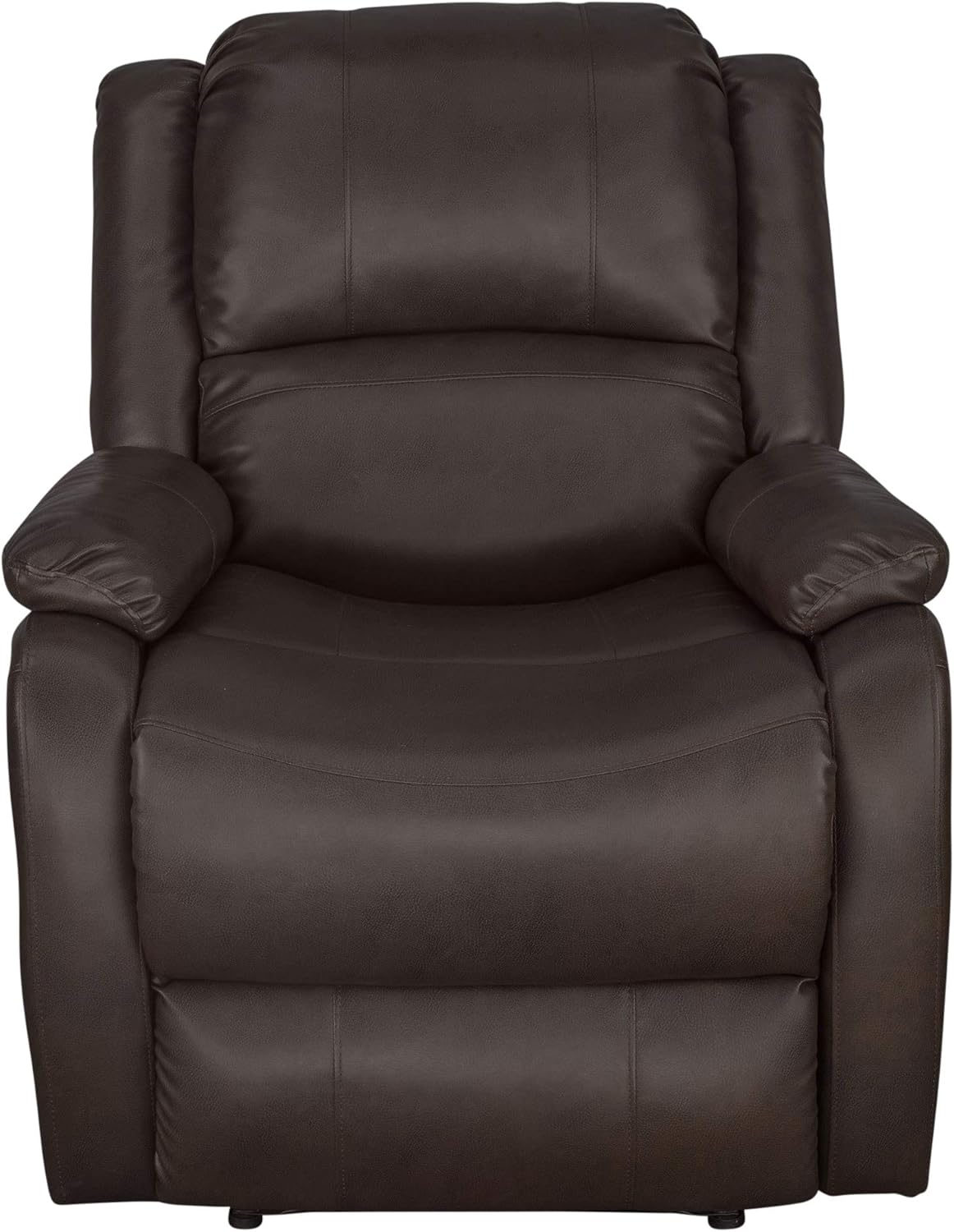 RecPro Charles Collection | 30" Zero Wall Wall Hugger Recliner | RV Living Room (Slideout) Chair (Chestnut, 2-Pack)