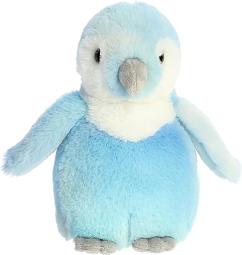 Aurora® Adorable Mini Flopsie™ - Animal de peluche de pingüino bebé, facilidad lúdica, compañeros atemporales, arco iris, 8 pulgadas