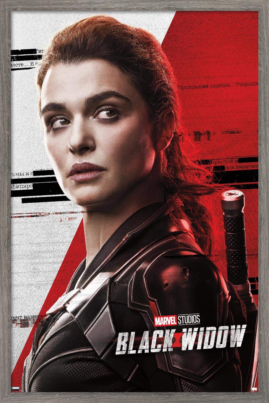 Trends International Marvel Cinematic Universe - Black Widow - Melina Wall Poster, 22.375" x 34", Barnwood Framed Version
