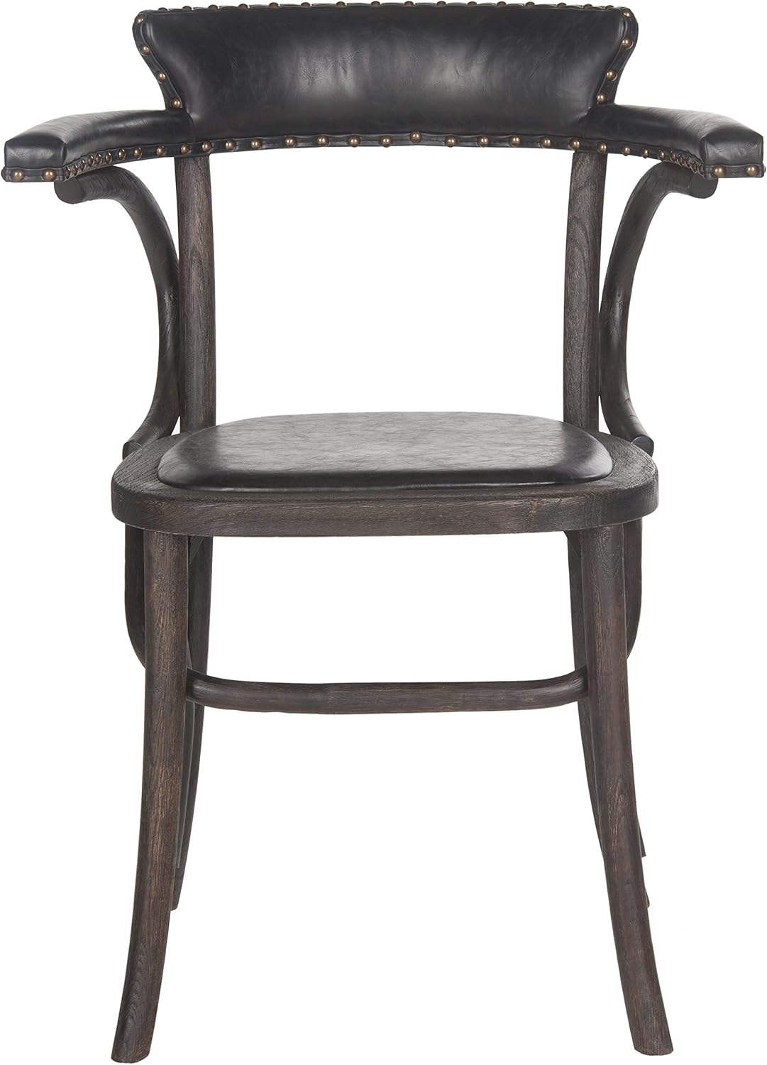 SAFAVIEH Mercer Collection Kenny Arm Chair, Antique Black