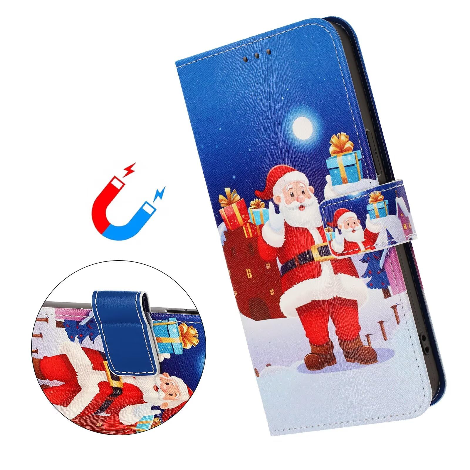 Funda Con Tapa Para Xiaomi Poco X6 Pro 5G, Retro PU Cuero A Prueba De