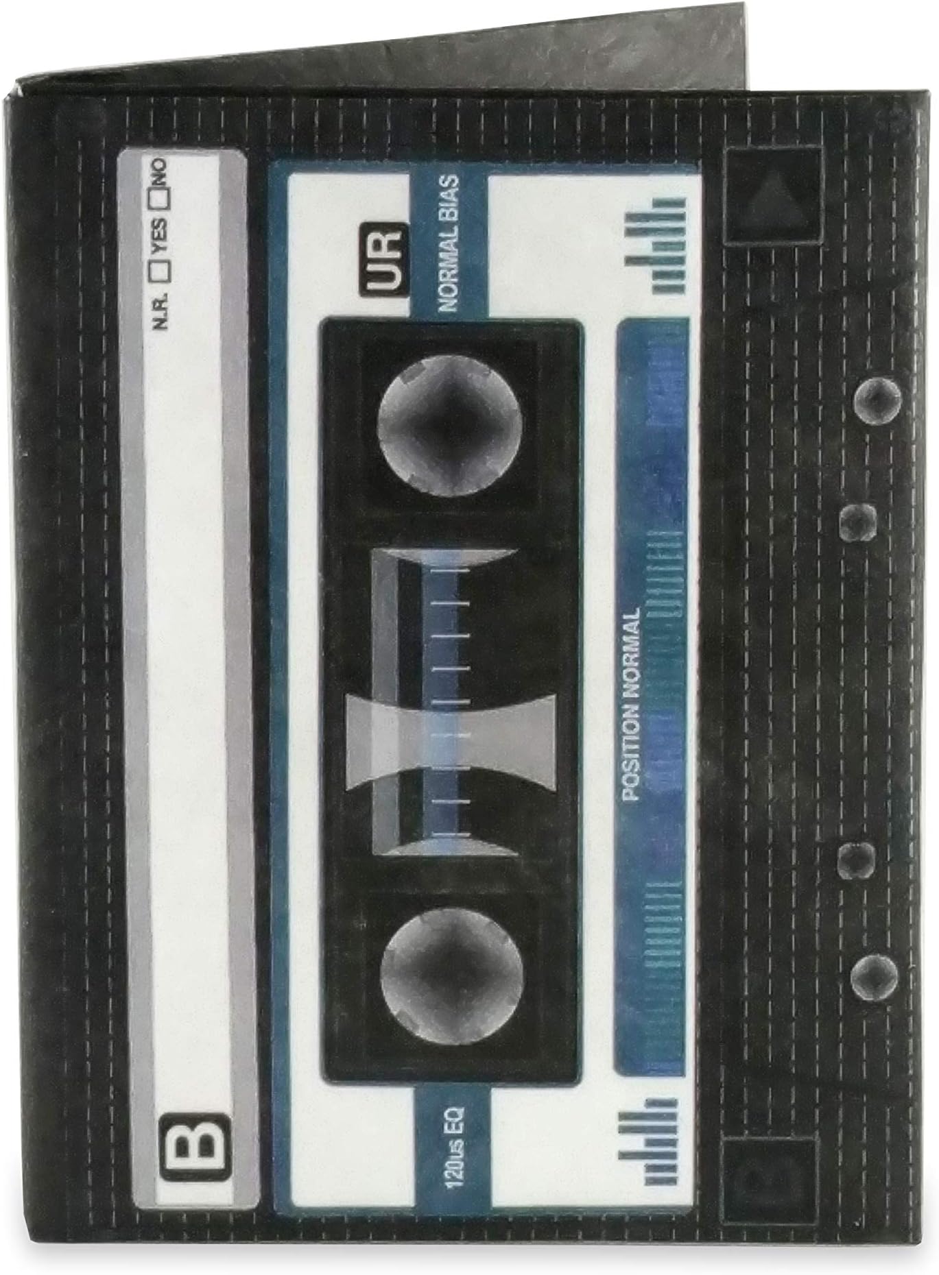 Ultra Slim Minimalist Tyvek Wallet for Men, Thin Front Pocket Card Holder, Tear Resistant Lightweight Bifold, Original Paper Wallet - Cassette