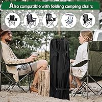 Vista 6 de Xxerciz Bolsa para cuna de campamento, bolsa plegable resistente de 41 pulgadas, bolsa de almacenamiento para la mayoría de cunas y sillas, duradera
