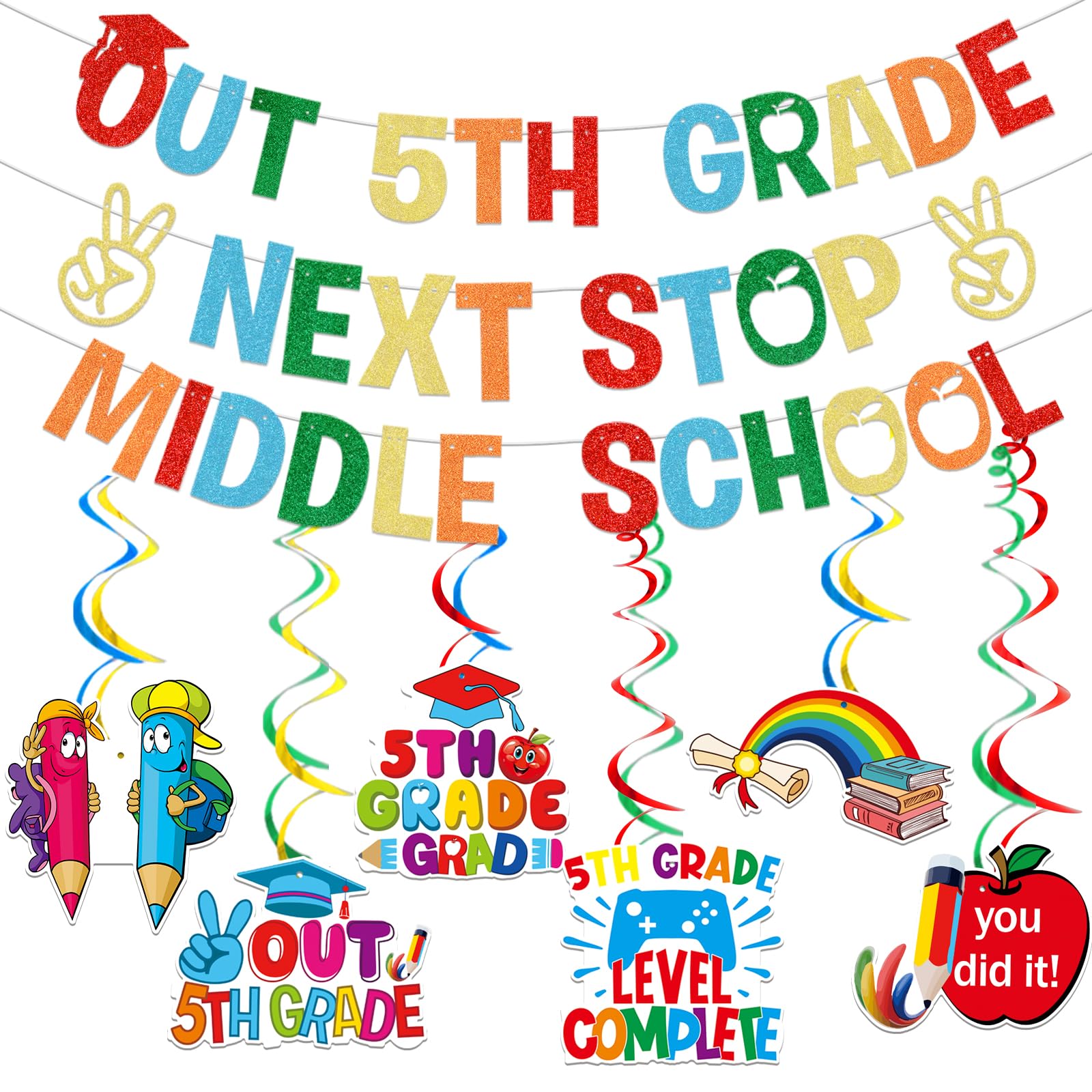 5th Grade Ela Posters Peace Out 5th Grade Next Stop Middle School Photo ...