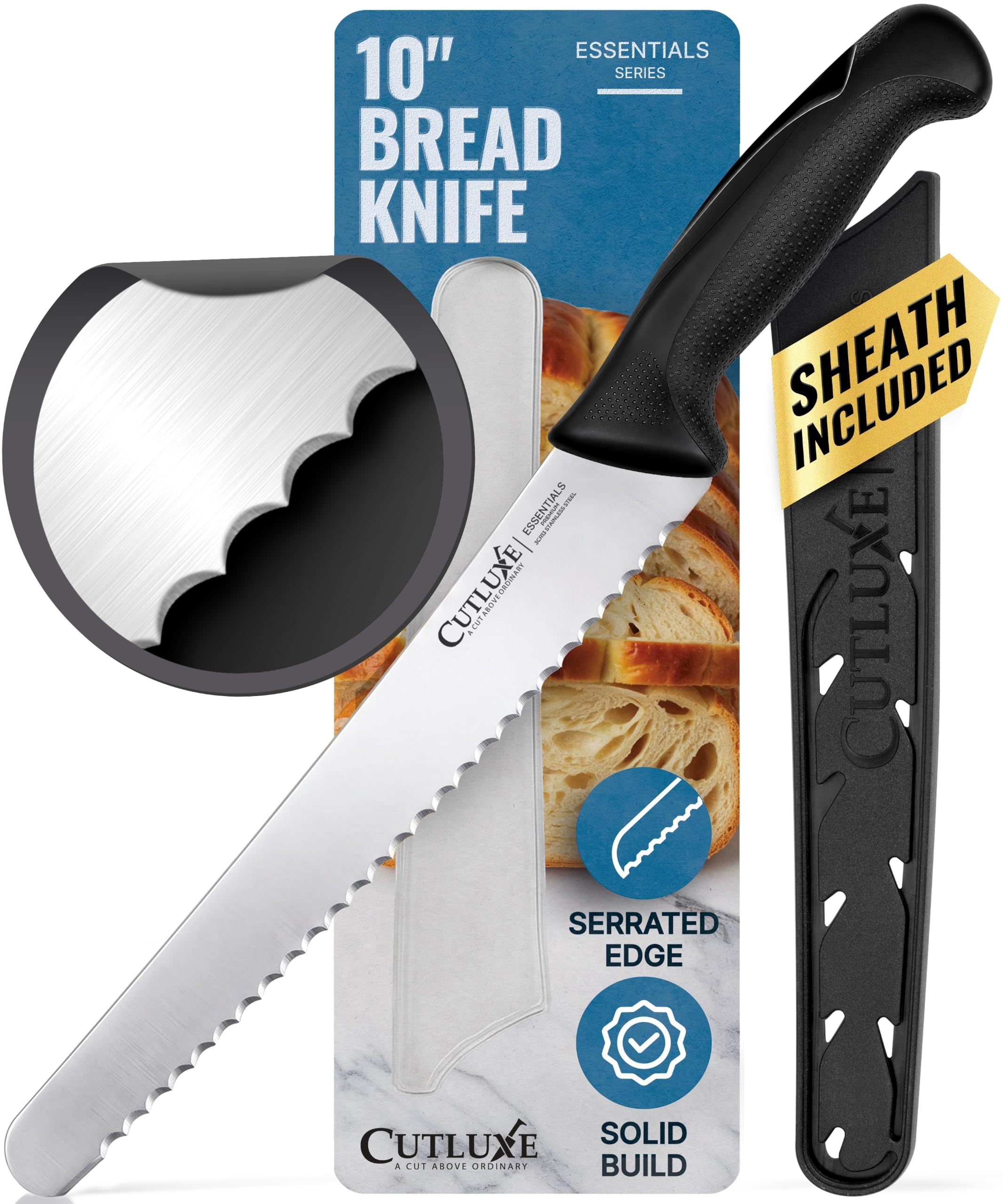 Cutluxe Bread Knife - Slice Sourdough with Ease -1