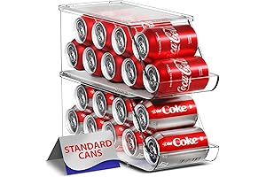 Sorbus 2-Pack Counter Depth Refrigerator Soda Can Organizer