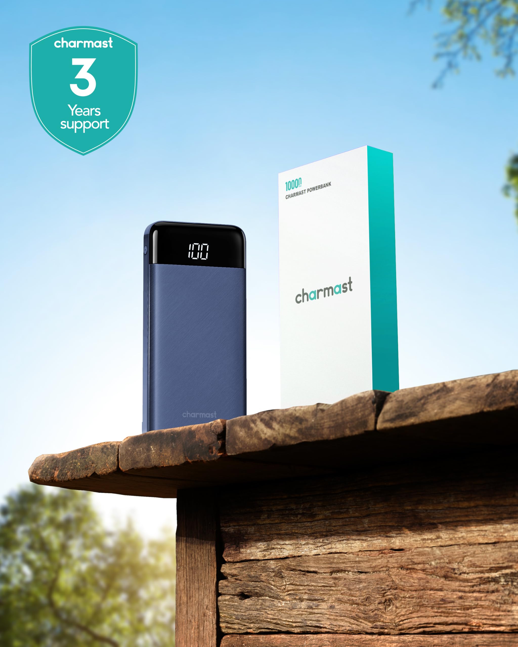 charmast Portable Charger Power Bank with Reinforced Built-in 4 Cables view 9