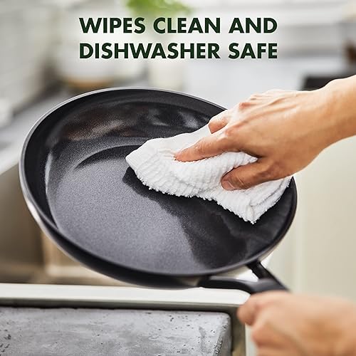 Miniatura 6 de GreenPan SmartShape - Sartén antiadherente de cerámica saludable de 3 cuartos con tapa, sin PFAS, apta para lavavajillas, color rojo