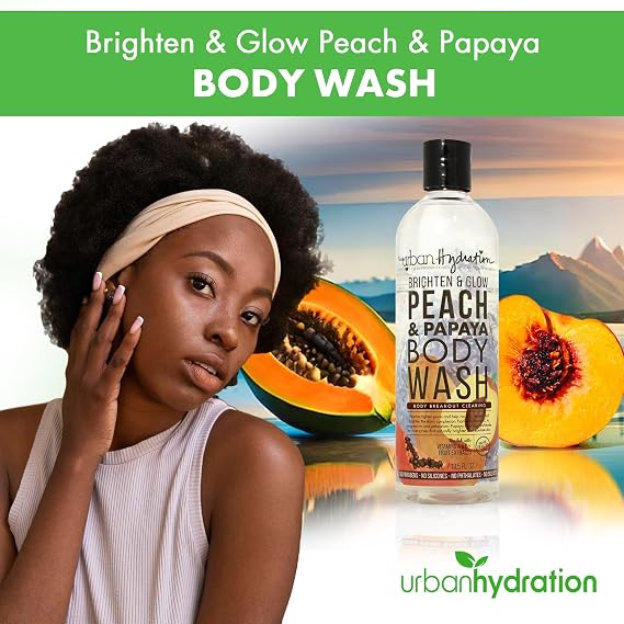 Urban Hydration Peach & Papaya Body Wash 13.5 FL Oz