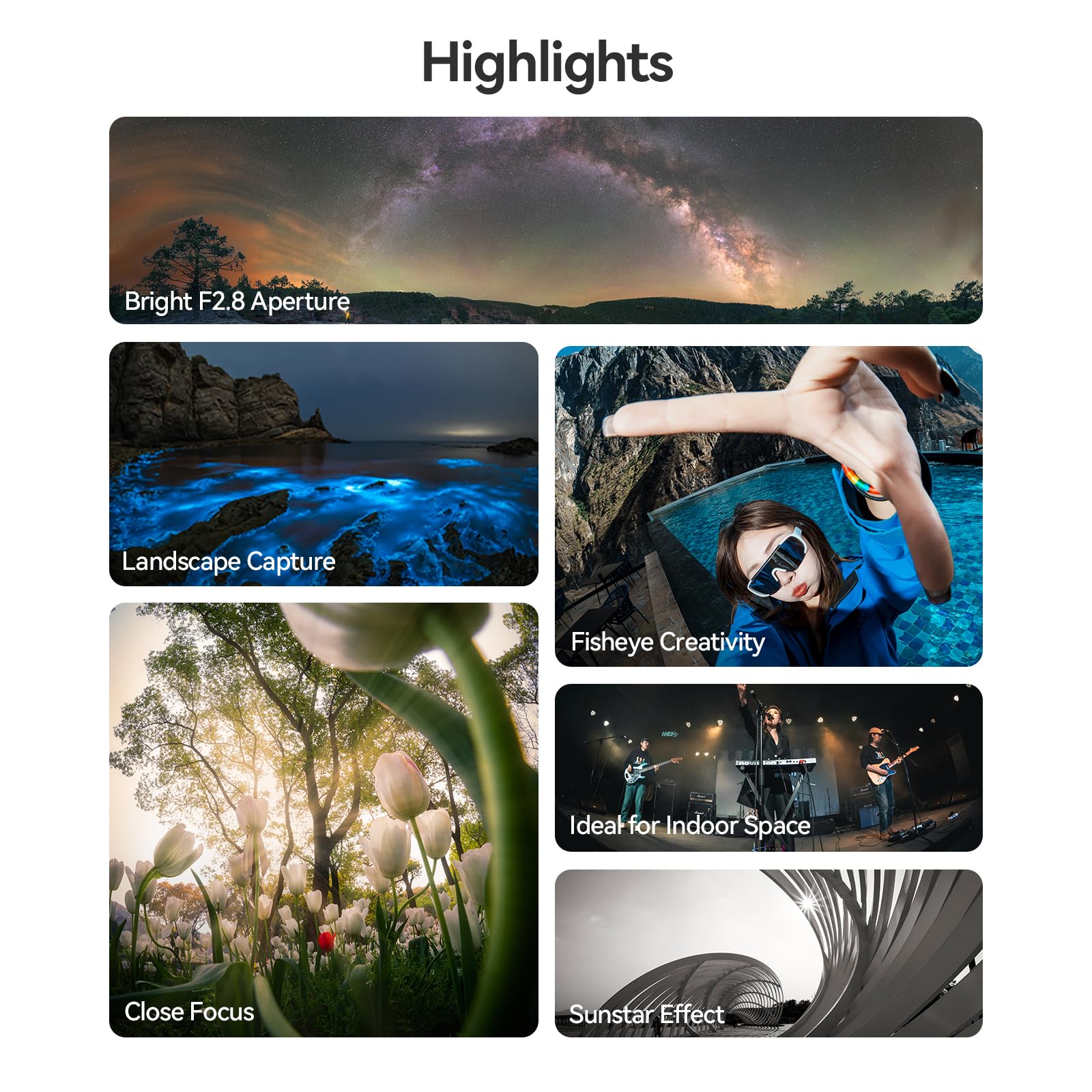 TTARTISAN 11 mm F2.8 Fish Eye Silver Z Lens, Full Frame Ultra-Wide Manual Lens for Nikon-Z Mount Z6 Z7 Z5 Z6II Z7II Z9 Z8 ZF (Z-Mount)