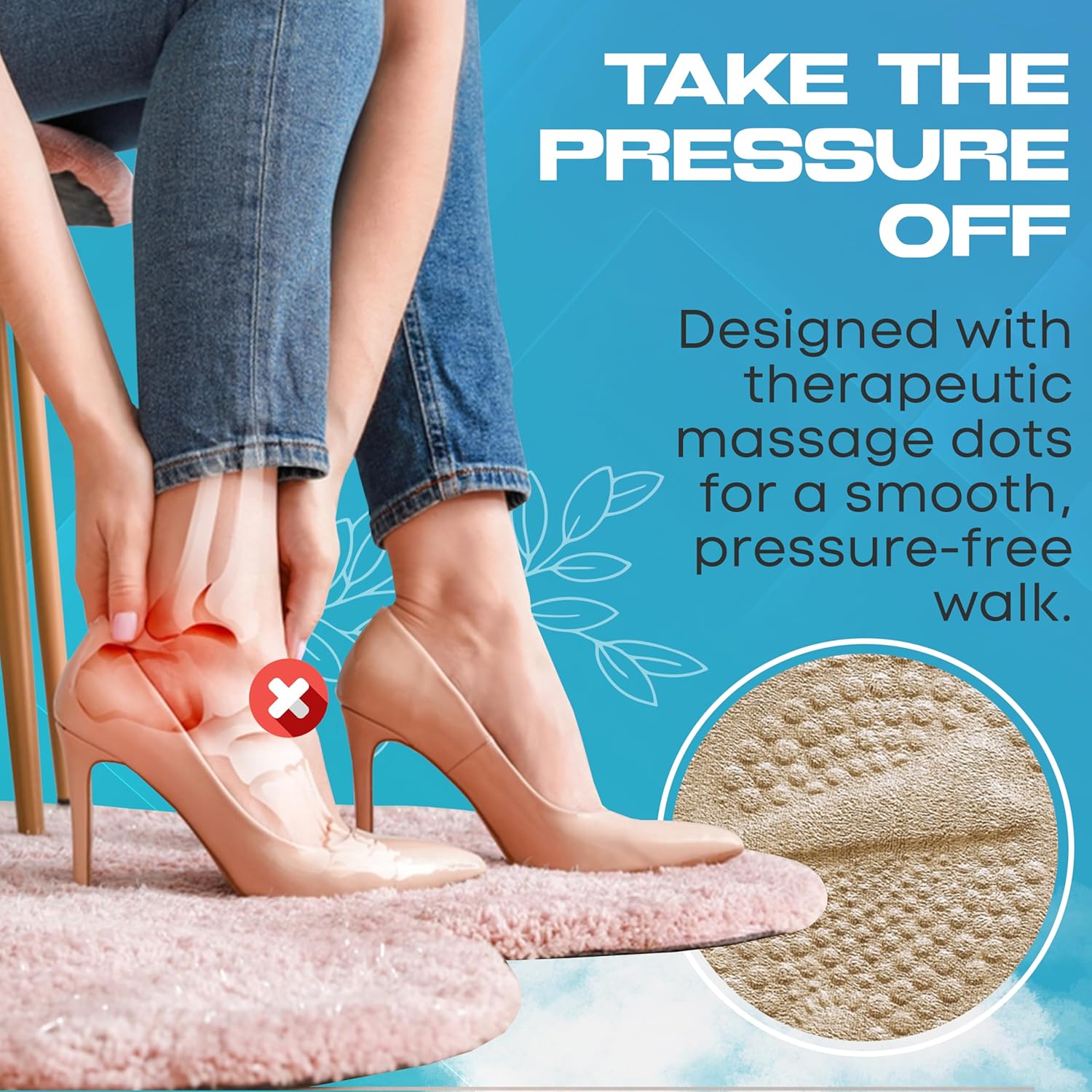 Metatarsal Pads for Women & Men - Ball of Foot Cushion Pads - Gel Heel Pads - 2 Pair Foot Pads for Pain Relief - Non Slip High Heel Cushion Pads - Mortons Neuroma Pads - One Size Fits All 6 81 BHezVHGL. AC SL1500