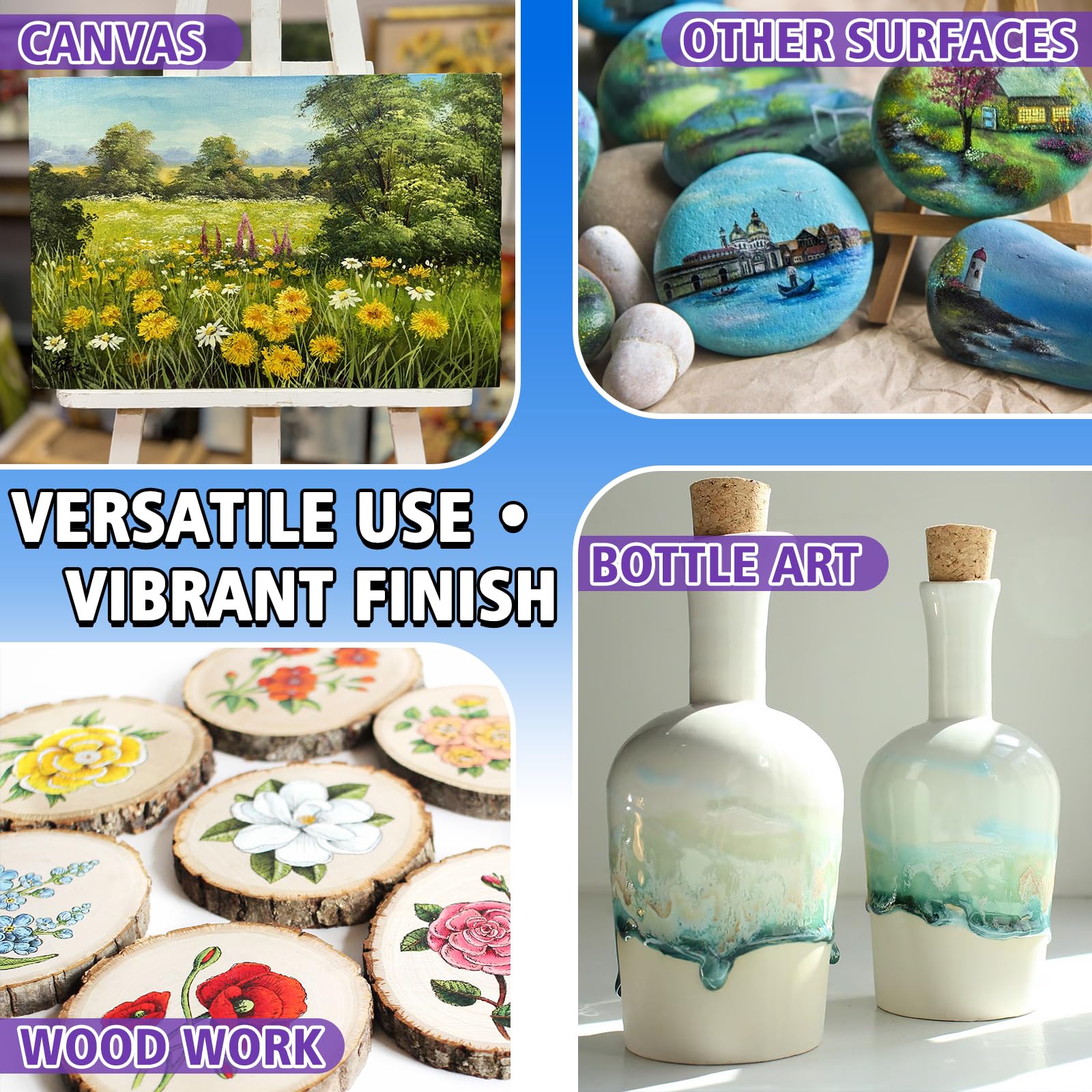 Gloss varnish for acrylic painting (10ML) — view 5