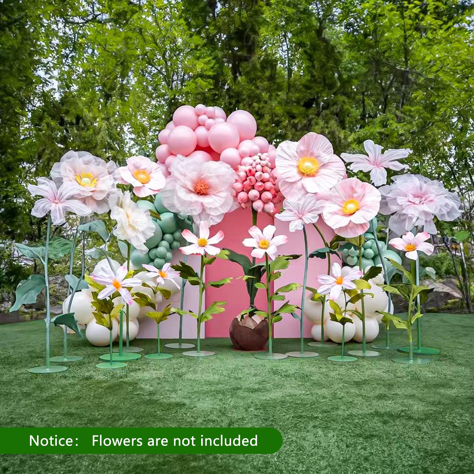 Amazon.com: Mverse Giant Flower Stand Base and Stem, Weighted Iron