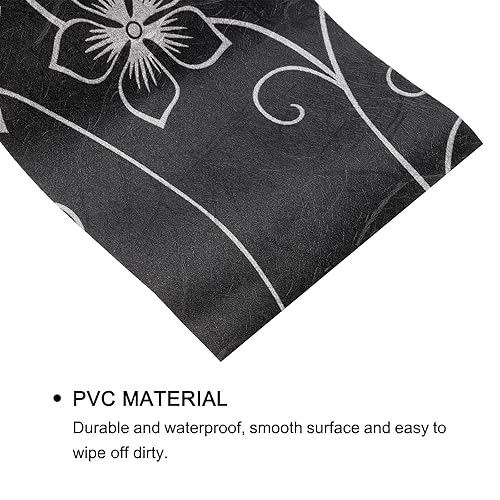 Miniatura 3 de uxcell Cinta decorativa impermeable autoadhesiva de 3.94 pulgadas de ancho x 16.4 pulgadas de largo, cinta extraíble de PVC para borde de pared,