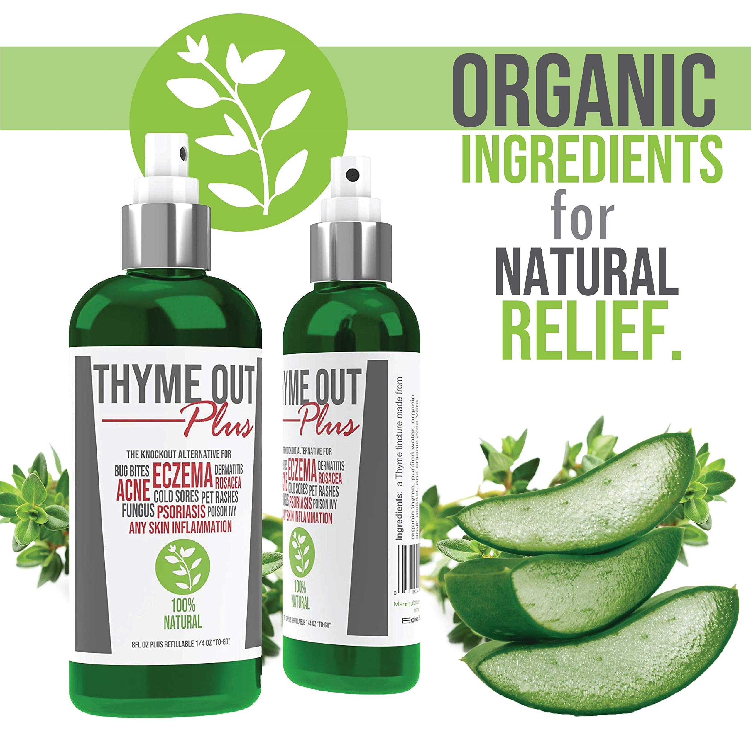 Thyme Out Plus Eczema Treatment, Psoriasis Treatment Treats Acne
