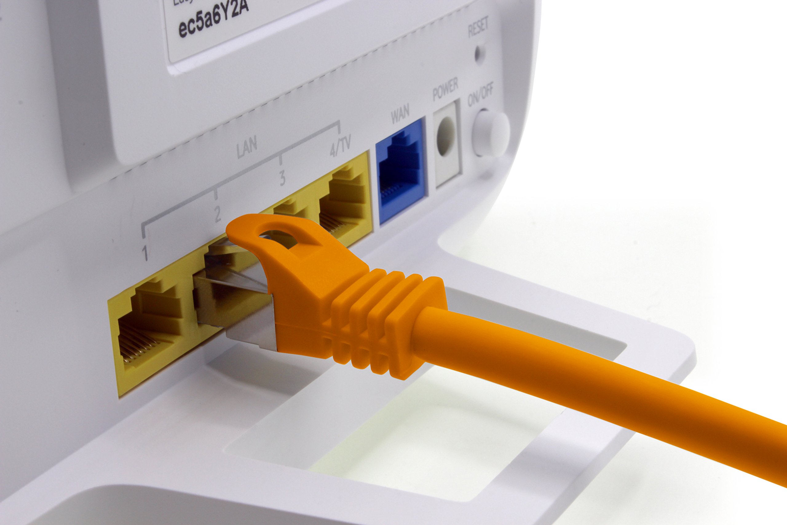 1,0m - arancione - 5 pezzi - CAT.7 Cavi di Rete ( Set ) CAT7 - 10000 MBit/s S-FTP doppia schermatura PIMF 600MHz 4x2xAWG26 / 7 CU rame non contiene alogeni compatibile con CAT5e CAT6 CAT 6a Cat8