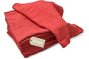 Mechanic Rags: Cotton Shop Towels for Superior Cleaning Performance