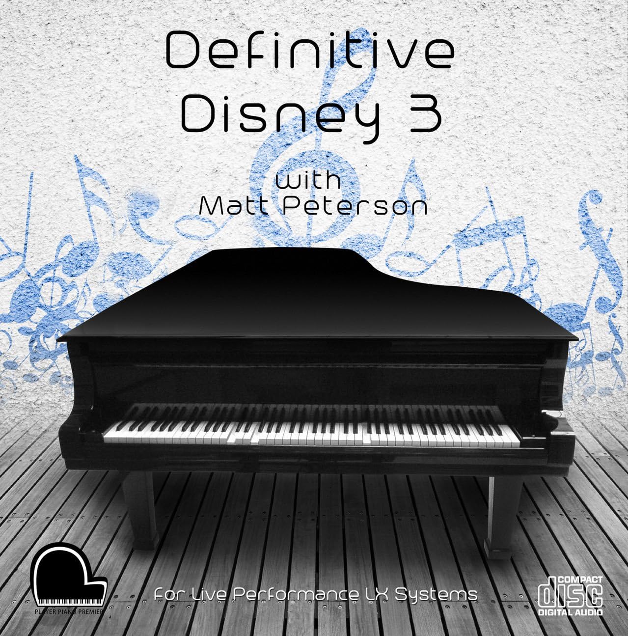Definitive Disney 3 - General Midi Compatible Music on 3.5" DD 720k Floppy Disk for Player Piano Systems and Digital Pianos