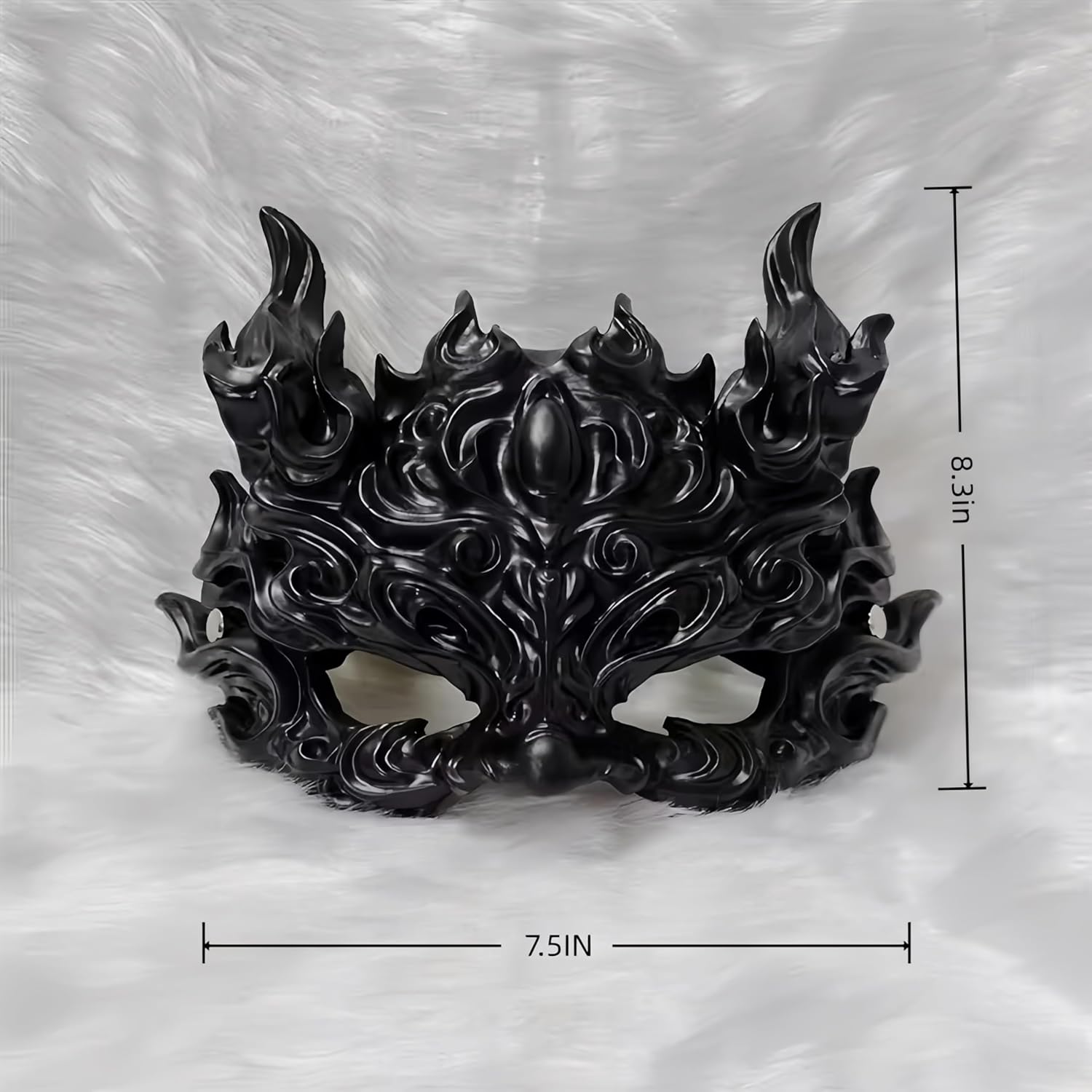 Resin Cosplay Mask Christmas, Halloween,and Easter Party Props,Adult Series,Mythical Qilin Mask,Retro Style