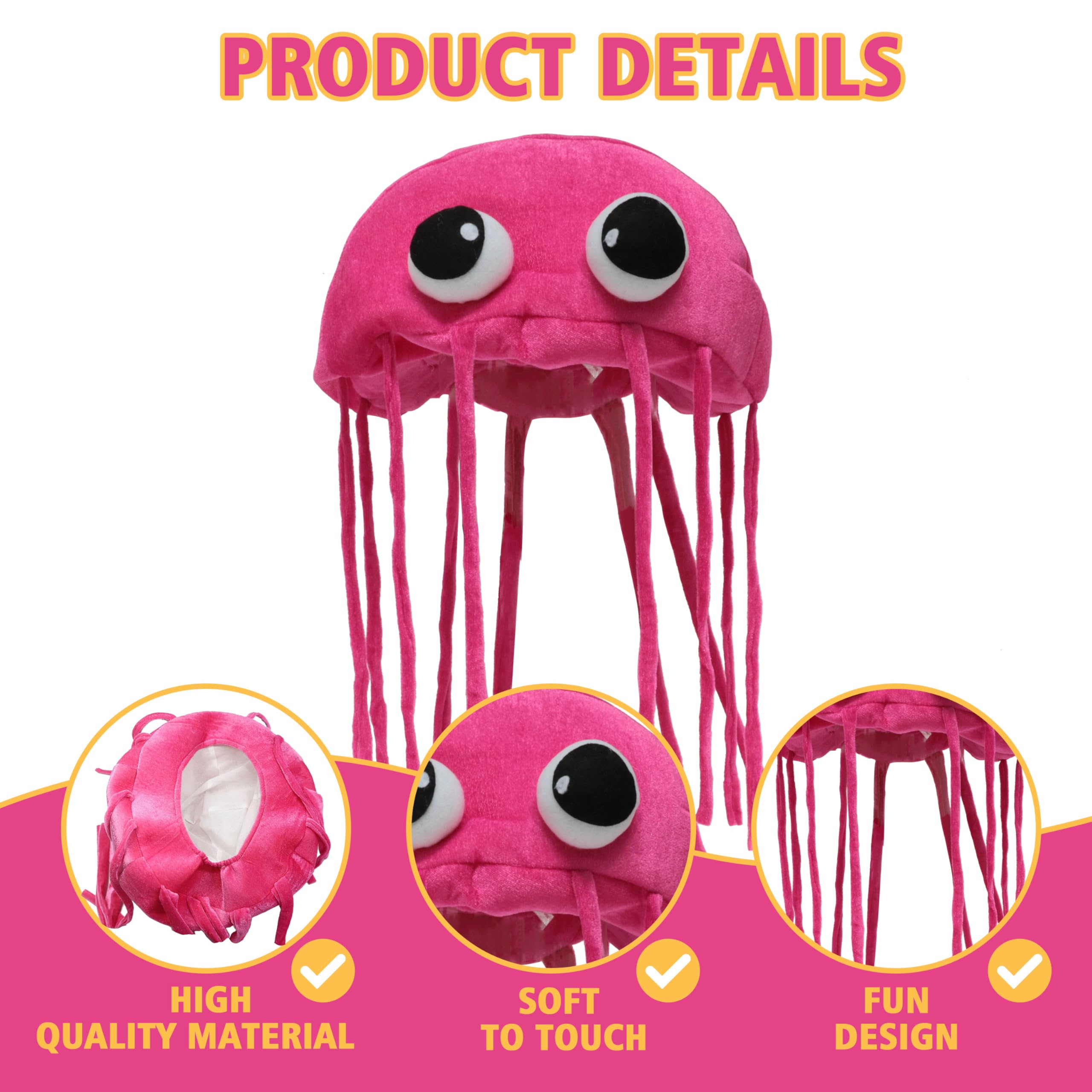Amazon.com: PerFest Jellyfish Costume Hats. Handmade Jellyfish