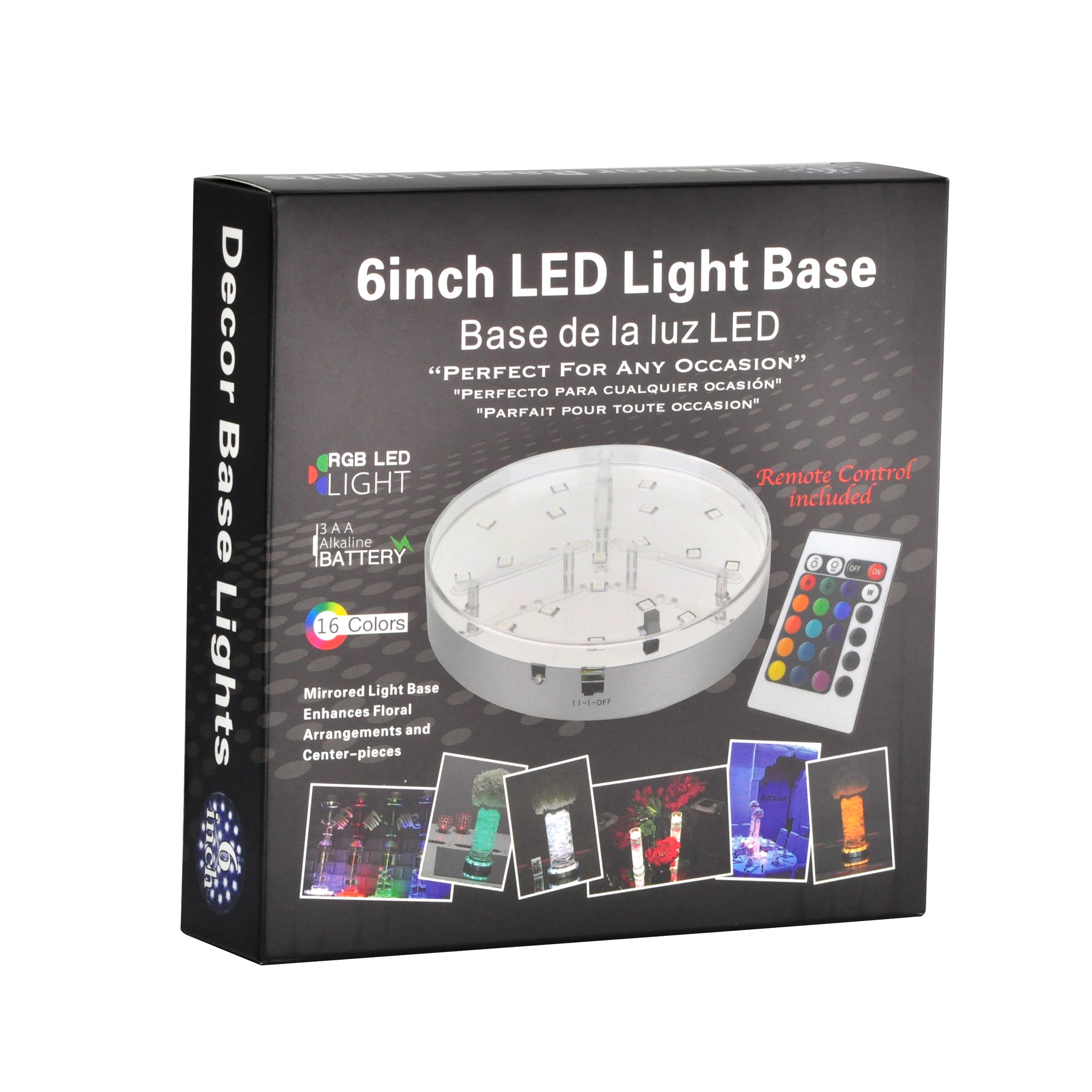 Buy Kitosun 6inch Under Vase Led Light Base Multicolors RGB LED w